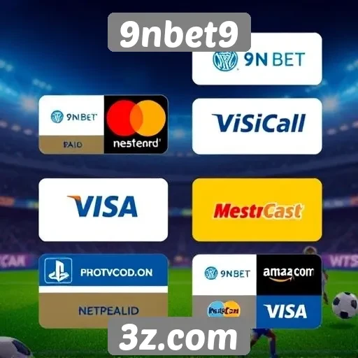 Métodos de pagamento disponíveis no 9nbet9